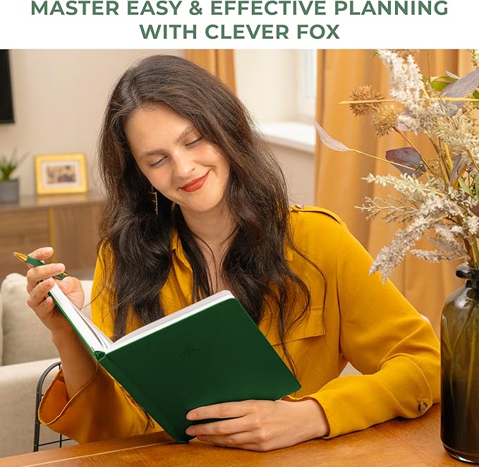 Clever Fox Planner Large – Undated Weekly & Monthly Planner - Image 2