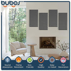 BUBOS 4 PCS Fabric Acoustic Panels, 23.6''x11.8''x2'' Sound Proof Panels - Image 3