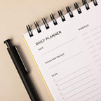 Undated Daily Planner Notebook – Spiral Bound A5, 60 Pages, School & Personal - Image 6