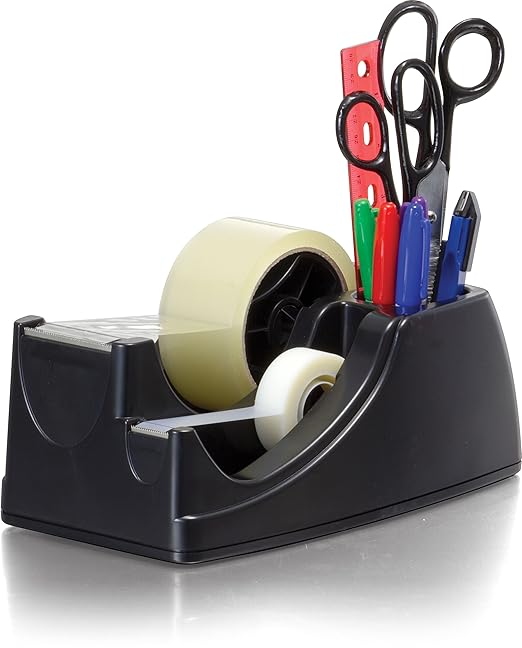 Officemate Heavy Duty Weighted 2-in-1 Tape Dispenser by Officemate