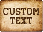 Custom Sign, Custom Street Sign, 11 Font Colors, 13 Font Styles, 4 Hole Options by MySignCenter