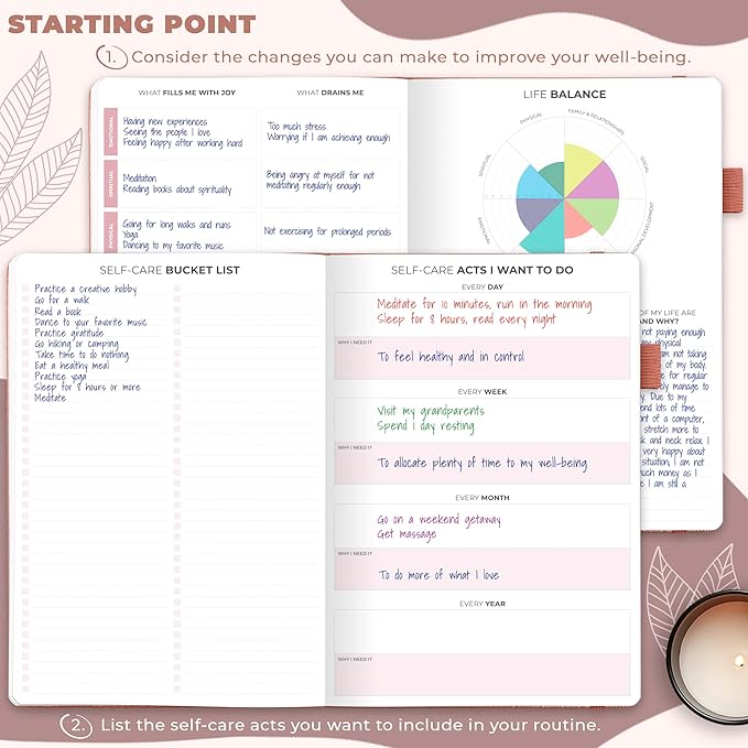 Clever Fox Self-Care Journal – Wellness & Daily Reflection Notebook – Mental - Image 2