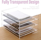 SANRUI Acrylic Paper Organizer Letter Tray - Image 3