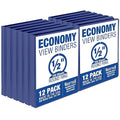 Samsill 0.5 Inch 3 Ring Binders, Made in USA, Economy Round Ring, 100 Sheet by Samsill