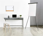 Amazon Basics High Boardroom Black Aluminum Flipchart Whiteboard and Display - Image 10