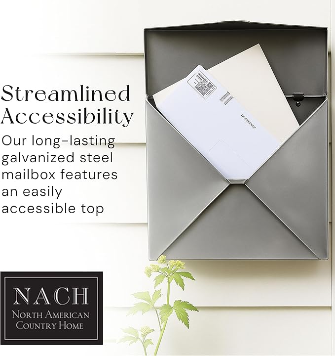 NACH Mailboxes for Outside Wall Mount, Waterproof Mailboxes for Outside - Image 4