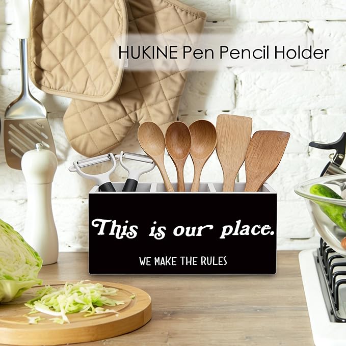 HUKINE This Is Our Place We Make the Rules Pen Holder - Image 4