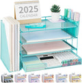 opnice desk organizer, 4-tier desktop file organizer with, main product view