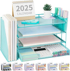opnice desk organizer, 4-tier desktop file organizer with, main product view