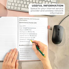 Clever Fox Password Book with alphabetical tabs. Internet Address Organizer - Image 5