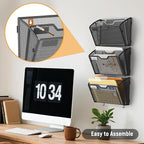 Docnest 2 Tier Mesh Wall File Holders - Image 6