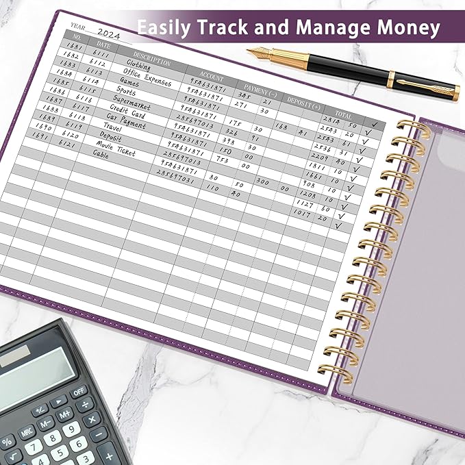 HAUTOCO Hardcover Accounting Ledger Book - Image 2