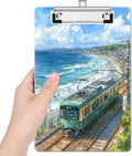 Small Plastic Clipboard 6 x 9 in, Standard A5 Size Fashion Clip Board