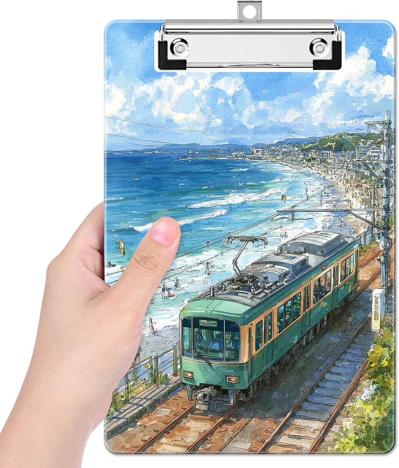 Small Plastic Clipboard 6 x 9 in, Standard A5 Size Fashion Clip Board