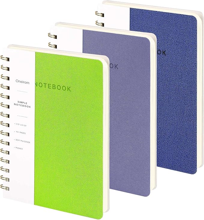 Spiral Notebook-5.75" x 8.125" College Ruled Journal by Oneirom