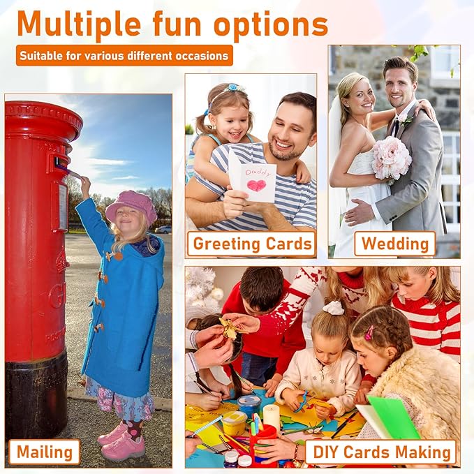 Guakicae 60 Sheets Cream Cardstock 5 x 7 Ivory Paper, 300gsm/110lb Heavyweight - Image 7
