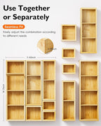 VA1KENE 6PCS Desk Drawer Organizer Tray - Image 2