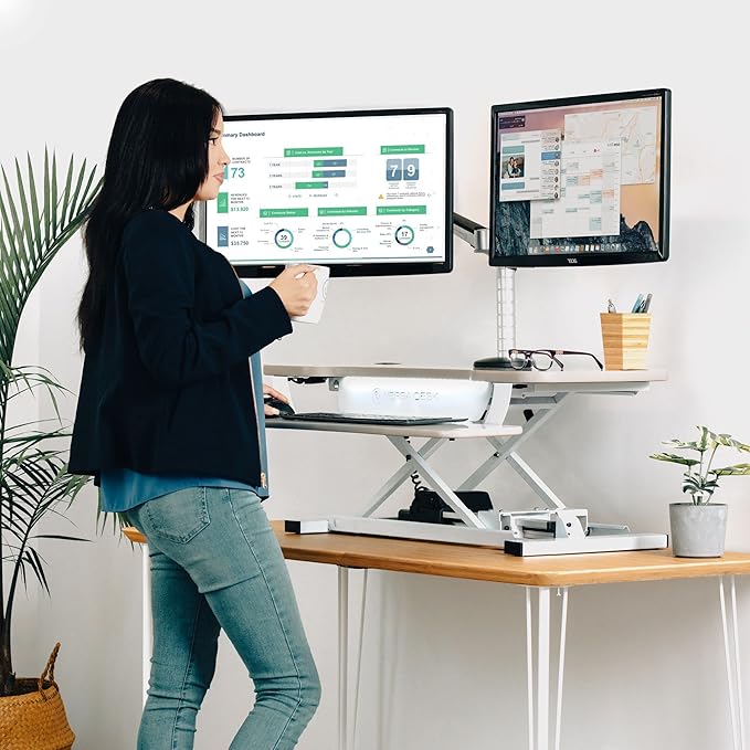 VERSADESK® PowerPro™ Electric Standing Desk Converter - Image 3