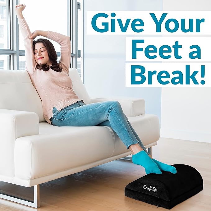 ComfiLife Foot Rest for Under Desk at Work – Adjustable Desk FootRest for - Image 6