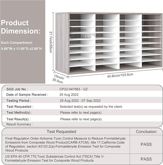EasyPAG Wooden Literature Organizer - Image 4