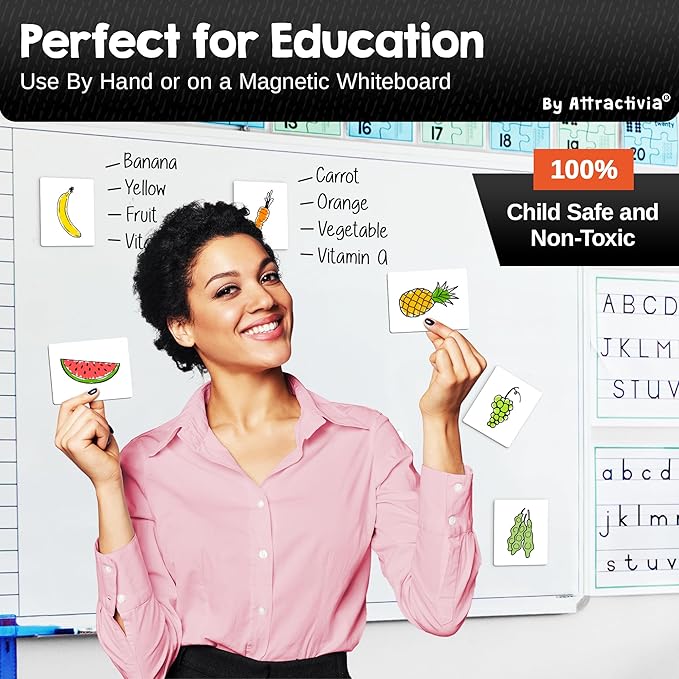 Attractivia Dry Erase Magnetic Labels 3.7 x 2.8 in, Medium Dry Erase Magnets - Image 6
