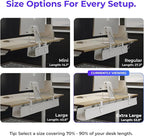 Ascrono Original No Drill Under Desk Cable Management Tray 53.9" - Image 4