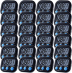 Leumoi 24 Pcs Digital Kitchen Timers Magnetic Back Timers Bulk Large Screen by Leumoi