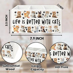 QZQE Cat Pen Pencil Holder Organizer - Image 7