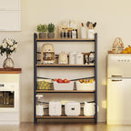 4 Tier Bookshelf 31.49" Width, Tall Book Shelf Storage and Organization - Image 4