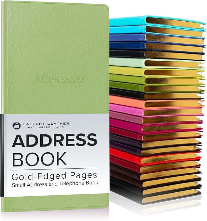 Gallery Leather Small Address Book by GalleryLeather