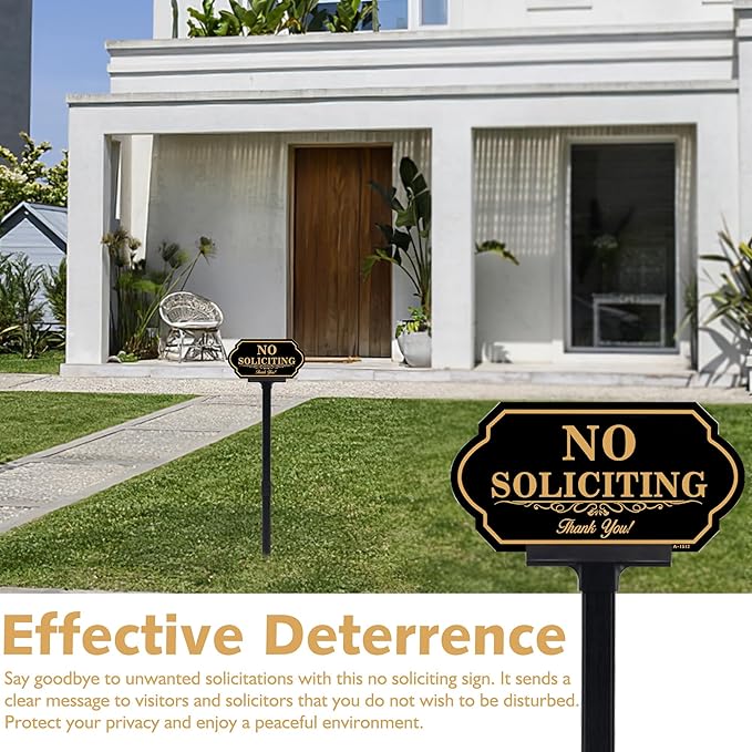 No Soliciting Sign for House - Image 3