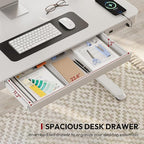 SANODESK Standing Desk with Drawer, Electric Height Adjustable Home Office Desk - Image 4