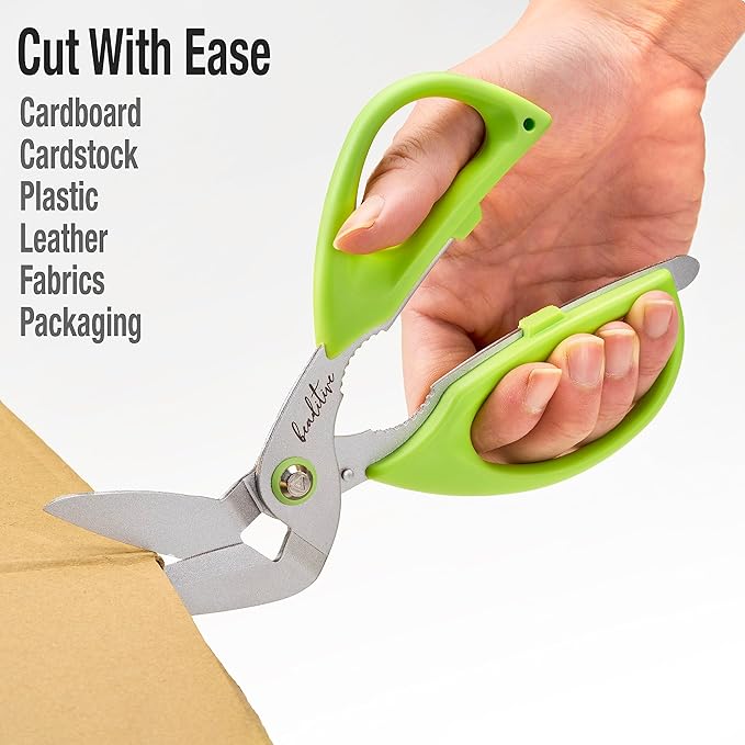 Beaditive Heavy Duty Multipurpose Angled Craft Scissors 7" - Image 5