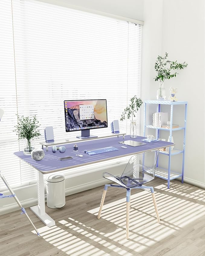 YSAGi Non-Slip Leather Desk Pad XL Size, Waterproof Laptop Computer Desk - Image 2