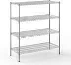 Regal Altair 21" Deep x 48" Wide x 54" Height Wire Shelving Kit | 4-Tier | NSF by Regal+Altair