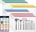 YOPCDJ 12pcs Mesh Zipper Pouch Bags, A5 Puzzle Bag by YOPCDJ