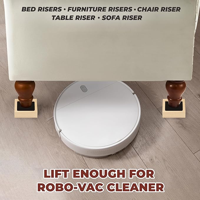 Bed Risers, Furniture Risers Can be Adjusted to 2'' 3''or 4'', Lifts Furniture - Image 7