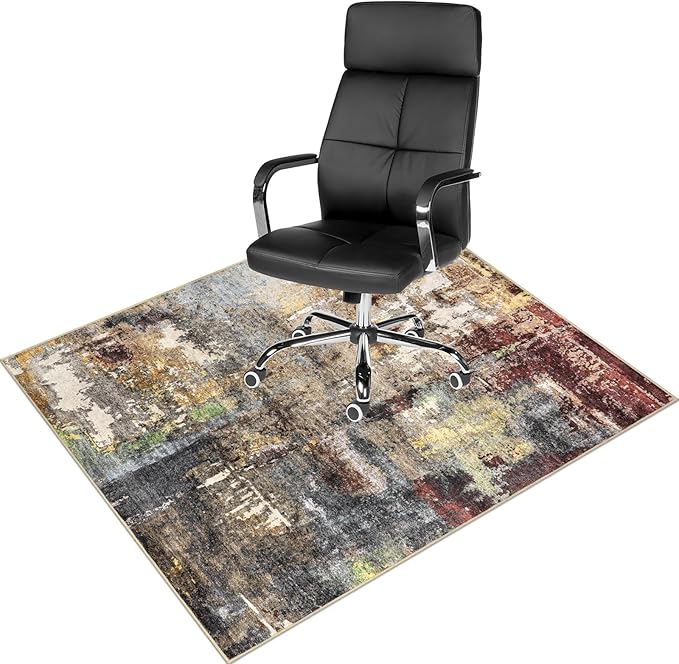Anidaroel Office Chair Mat for Hardwood Floor, Anti-Slip Computer Chair Mat by Anidaroel