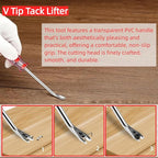 4 Pcs Staple & Nail Puller Tool Kit – Upholstery Staple Remover, Tack Lifter - Image 6