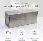 NACH Mailboxes for Outside Wall Mount, 12.5 x 5 x 10 inch, Stainless Steel Mail - Image 5