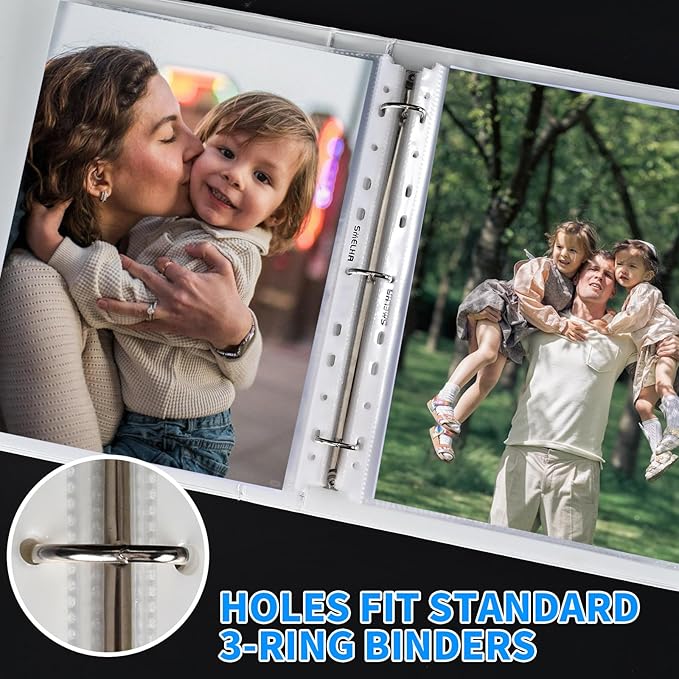 Sheet Protectors 200 Page, Page Protector 8.5" x 11" ，Upgraded Clear Plastic - Image 5