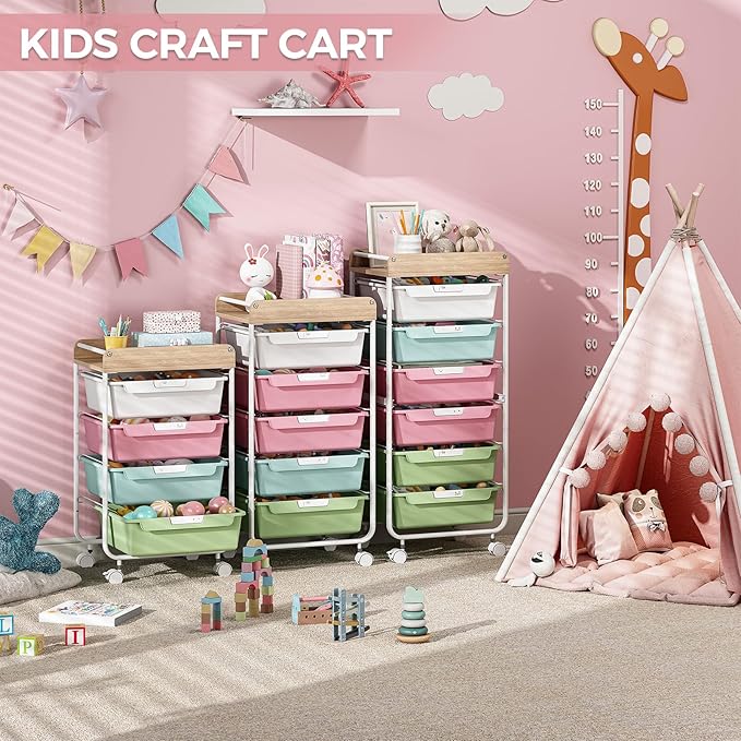 Rolling Storage Utility Cart - Image 9