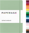 PAPERAGE Dotted Journal Notebook, 160 Pages, Medium 5.6 in x 8 in by PAPERAGE