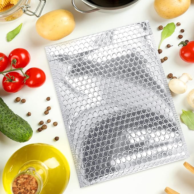 Amiff Silver Thermal Bubble Mailer, 8 x 11 Inches. 10 Pack Metallic Bubble - Image 7
