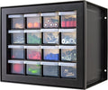 IRIS USA Small Plastic Drawer Organizer, Stackable Teacher Toolbox Crayon Small by IRISUSA