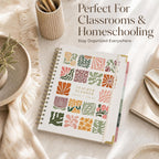 Aesthetic Teacher Planner For The 2026-2027 Academic School Year | All Incl. 8.5" X 11" Lesson Plan Book Supplies - Easily Organize Your Daily, Weekly & Monthly Classroom/homeschool Schedule