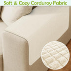Couch Arm Covers, Sofa Arm Covers, Waterproof Armrest Cover - Image 4