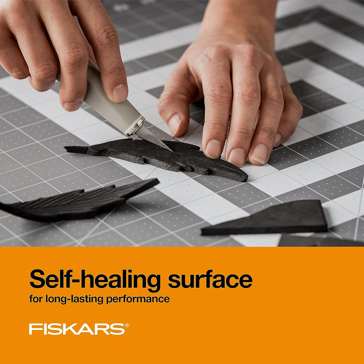 Fiskars 24" x 36" Self Healing Cutting Mat, Extra Large Double-Side...