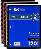 EPI Spiral Notebook | 3 Subject by EPI