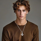 Compass Necklace for Women Men 925 Sterling Silver Pendant Urn Necklaces for - Image 8
